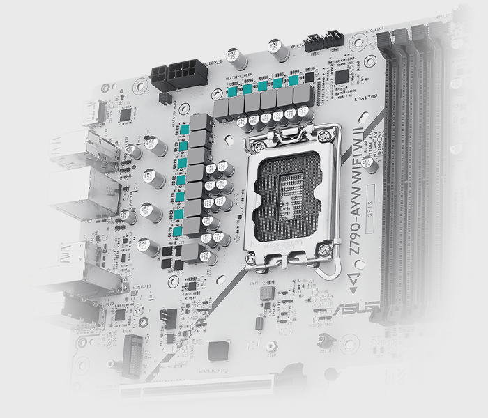 The Z790-AYW WIFI W II-CSM motherboard features 12+1+1 Power Stages